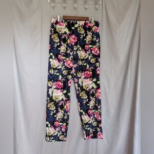 Liz Claiborne Floral Drawstring Pants 3X